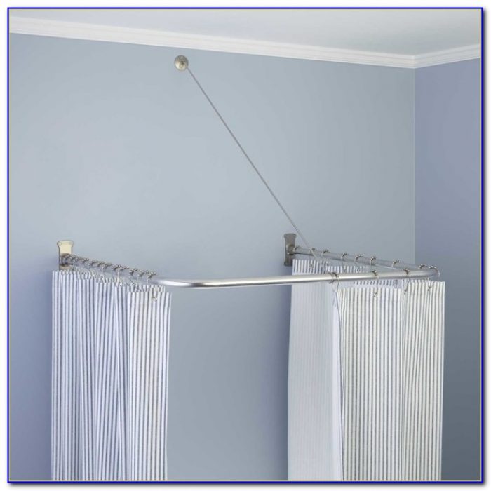 Curtain Rod Holders No Drill - Curtain : Home Design Ideas #BQk9GQAzLX