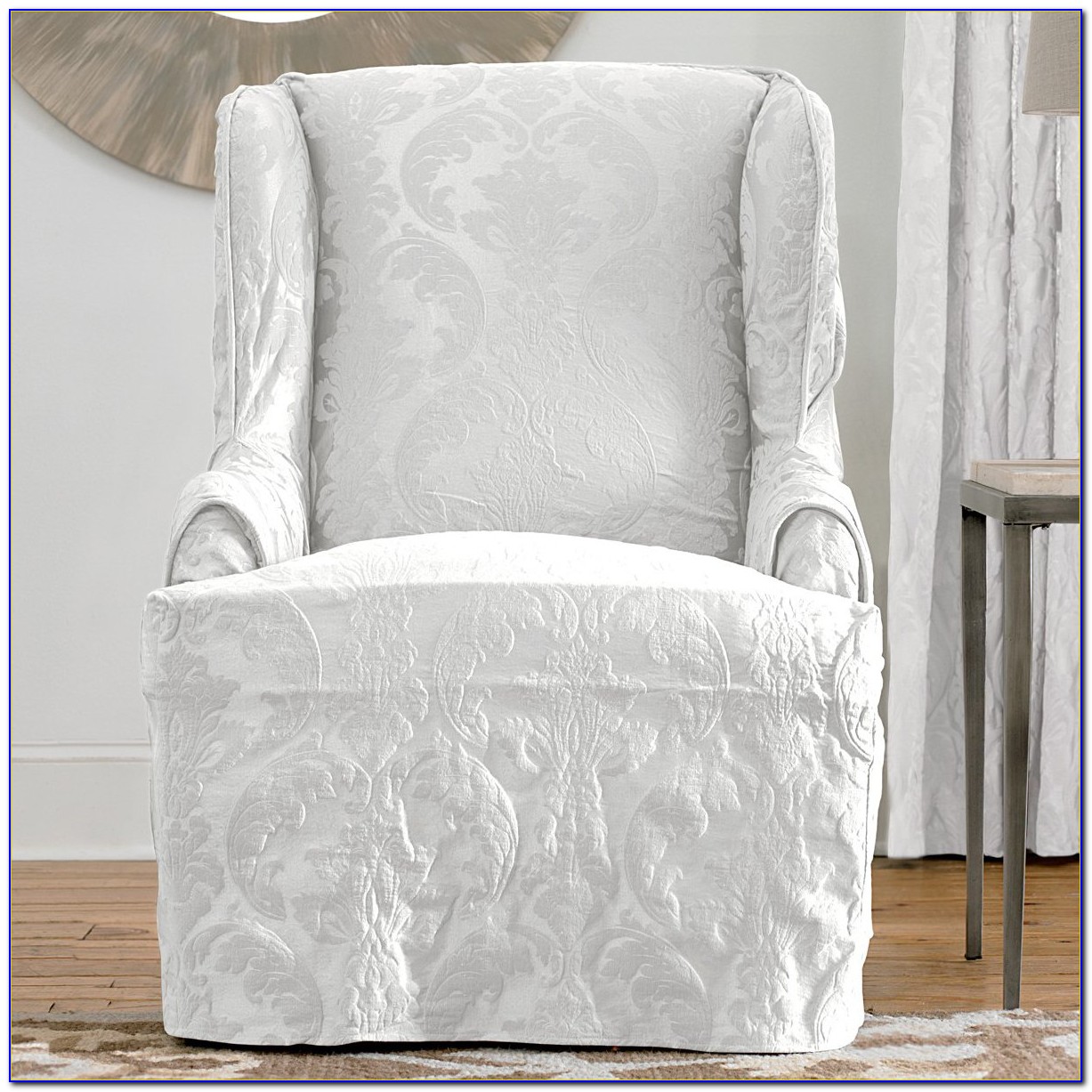 Slipcovers For Wingback Chairs Target Chairs Home Design Ideas 