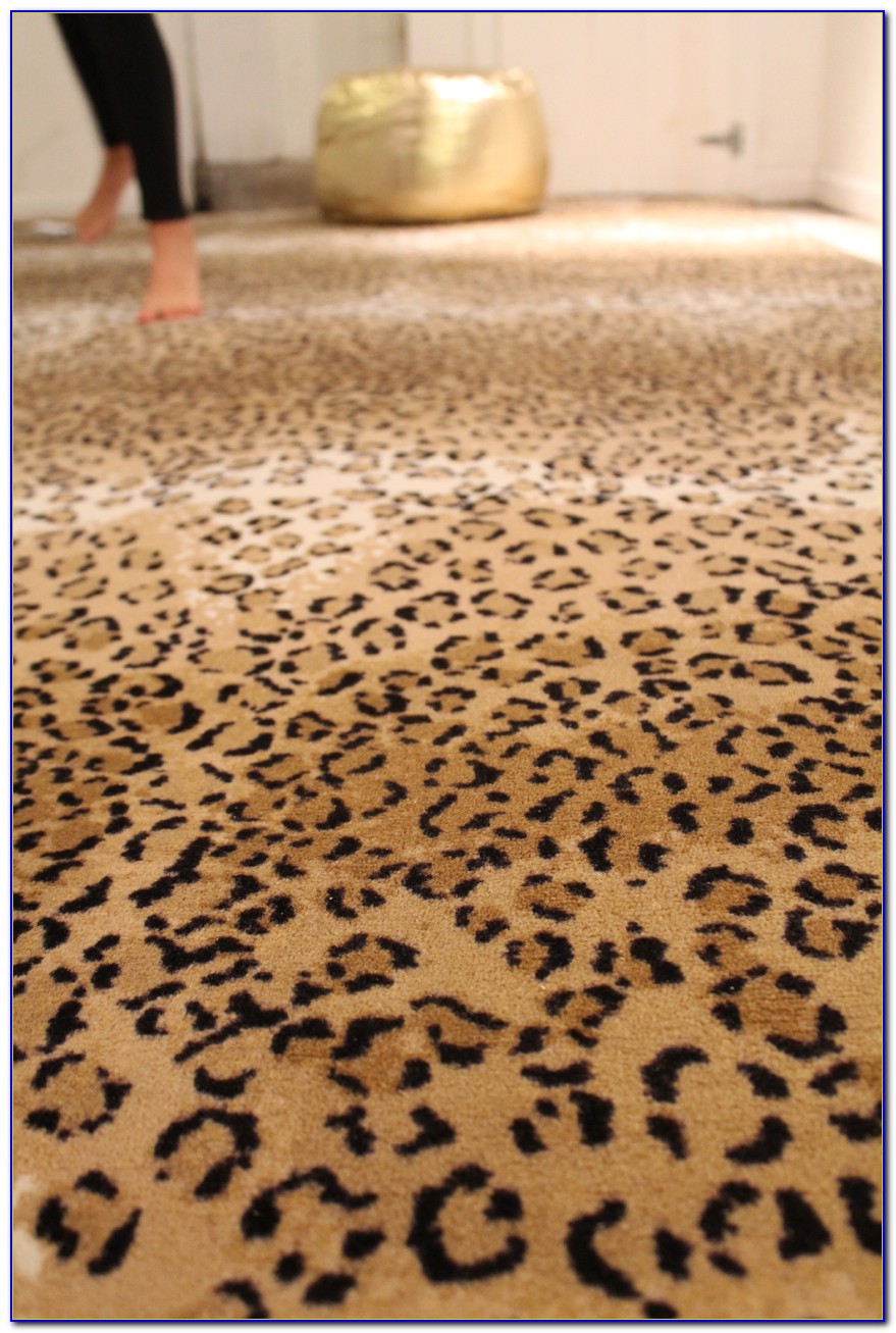 Cheetah Print Rug Pottery Barn Rugs Home Design Ideas