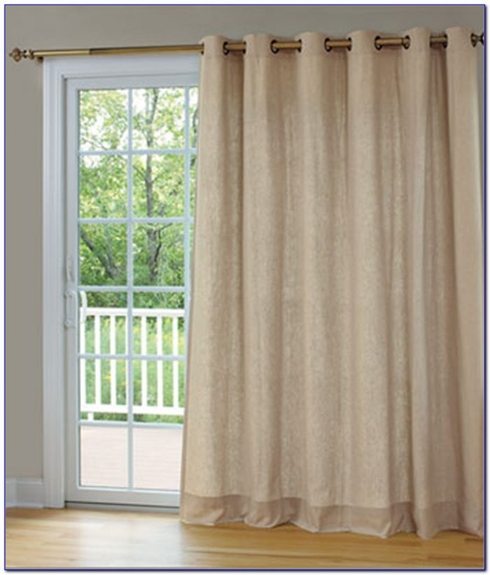 Patio Door Curtain Rod Without Center Support - Patios : Home Design