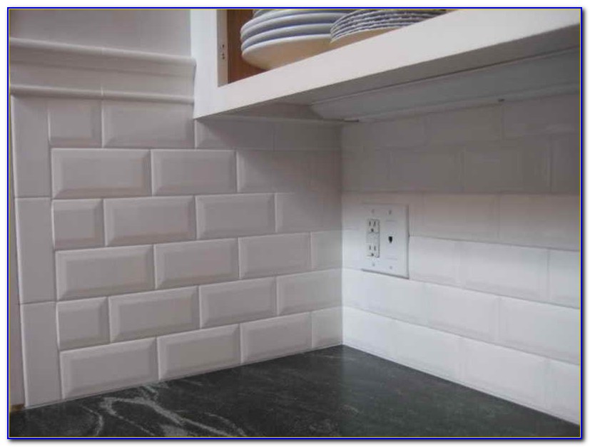 White Beveled Subway Tile 4x8 - Tiles : Home Design Ideas #wGk5mxqkKD