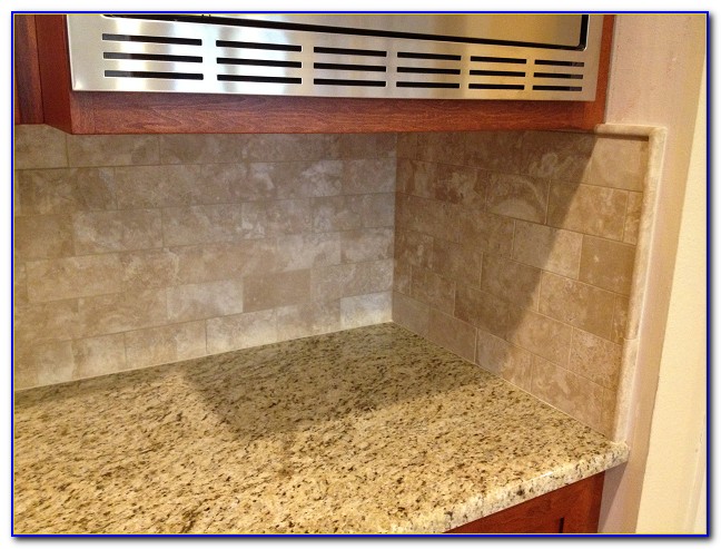 3x6 Travertine Subway Tile Backsplash - Tiles : Home Design Ideas # ...