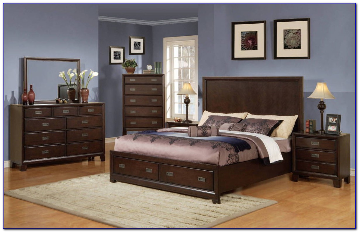 Dark Cherry Wood Bedroom Set - Bedroom : Home Design Ideas #ankZEMGYNb