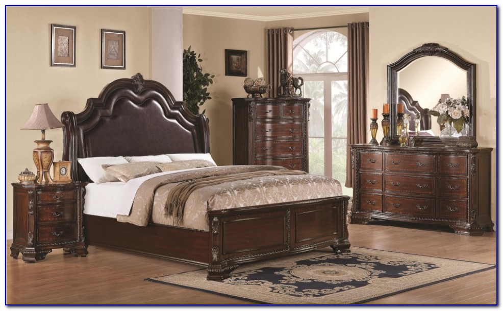 queen anne cherry bedroom furniture