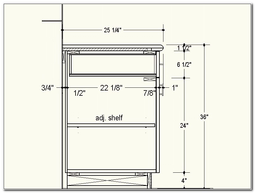 Kitchen Base Cabinet Dimensions: An In-Depth Guide - Kitchen Ideas