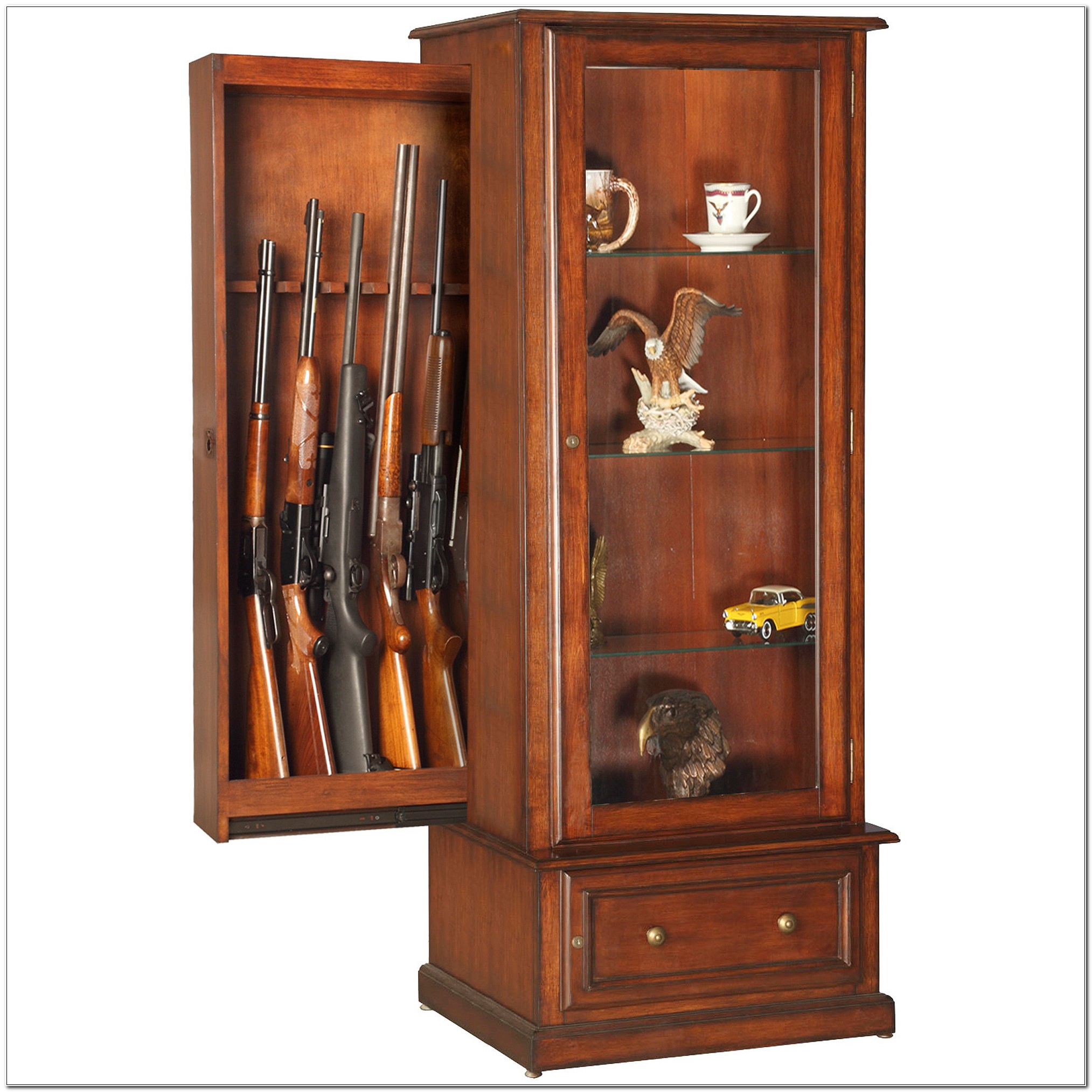 American Furniture Classics Hidden Gun Cabinet - Cabinet : Home Design ...