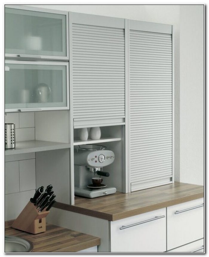 Kitchen Cabinet Roller Shutter Doors Cabinet Home Design Ideas