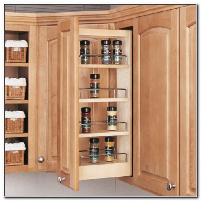 Spice Rack Slide Out Cabinet Cabinet Home Design Ideas Jmkxnobbze